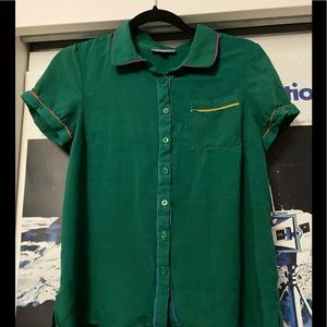 Green Primary color ModCloth top